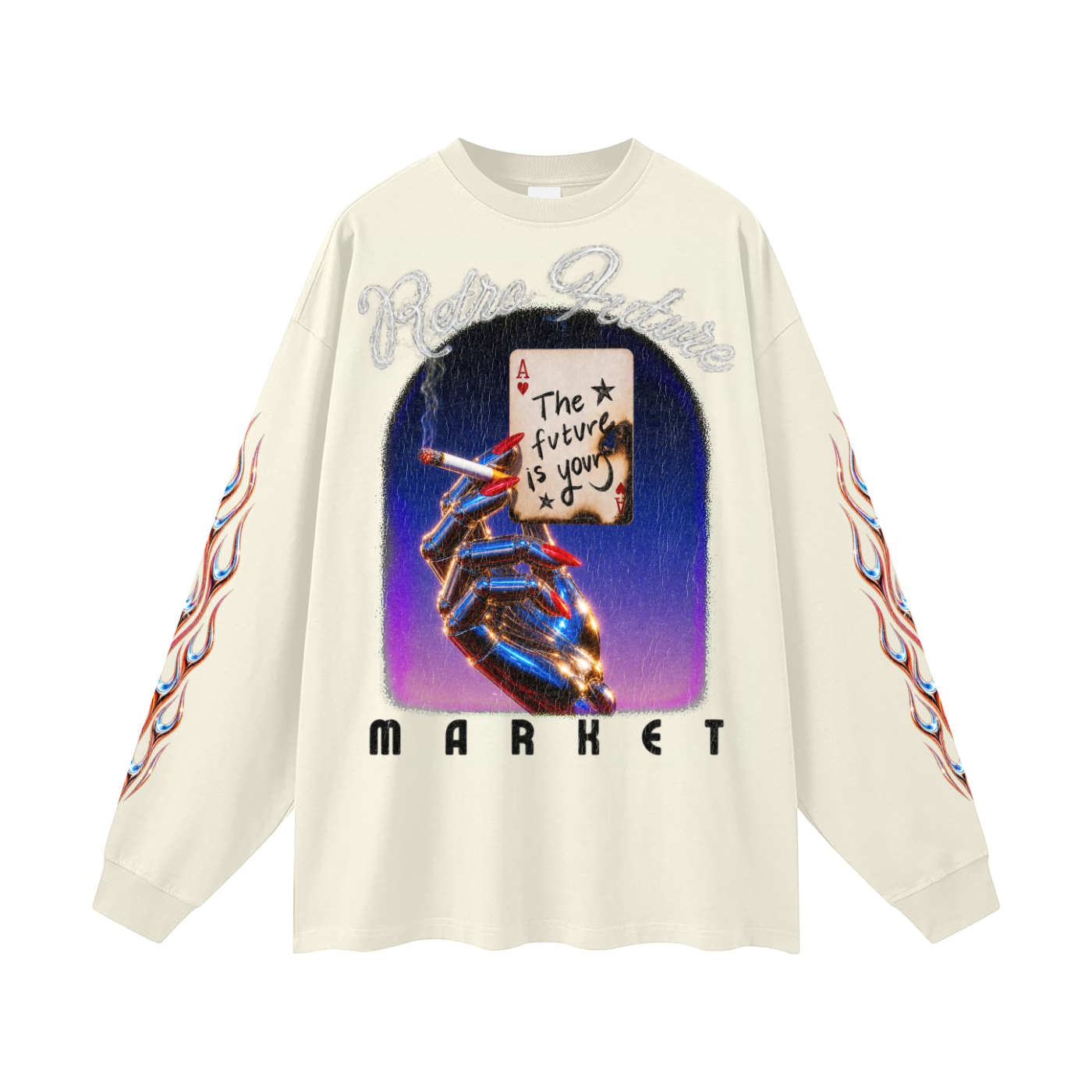 Oversized Unisex Long Sleeve T-Shirt