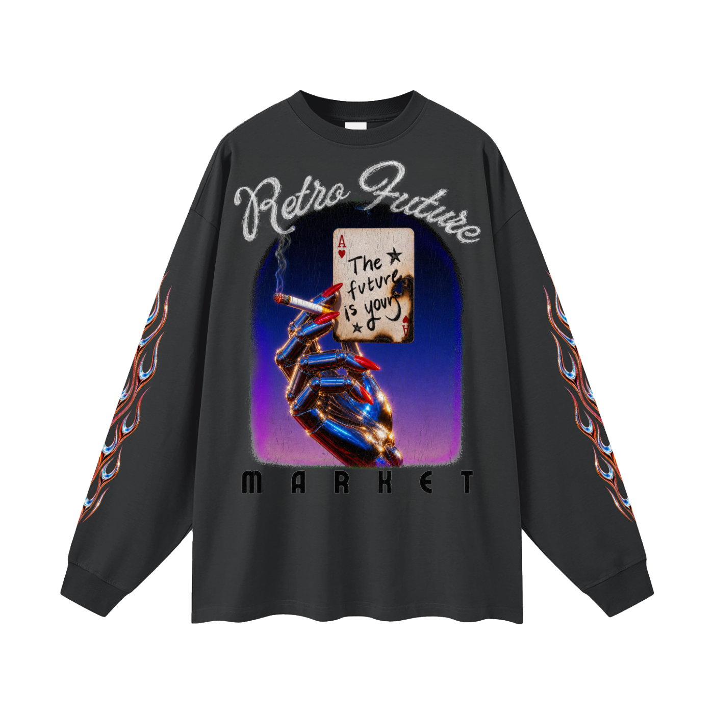 Oversized Unisex Long Sleeve T-Shirt
